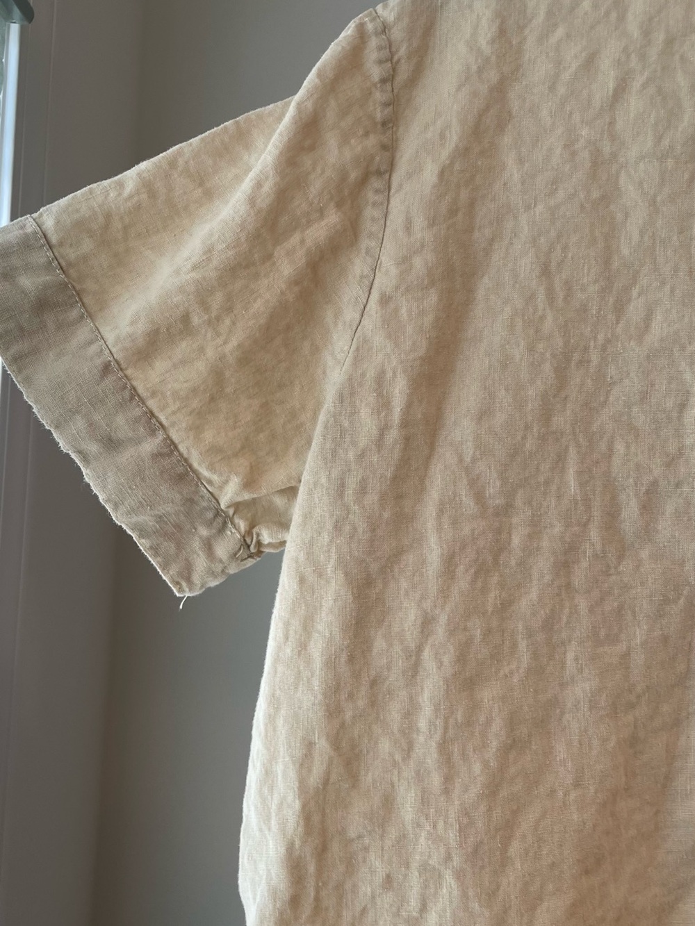 Everlane Linen Camp Shirt Size Large - Picture 4 of 6